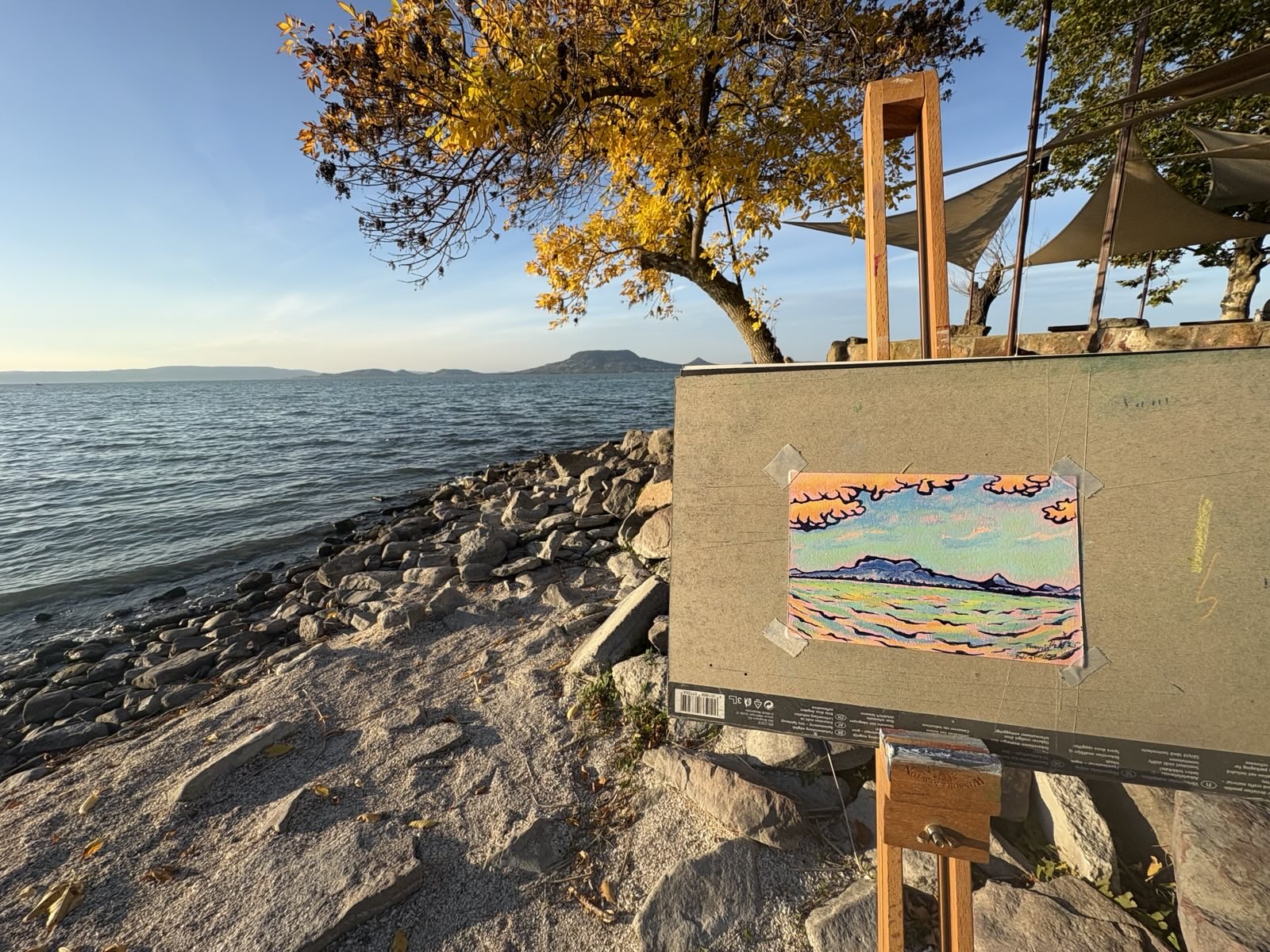 Balatonmeer Hongarije, oktober 2025