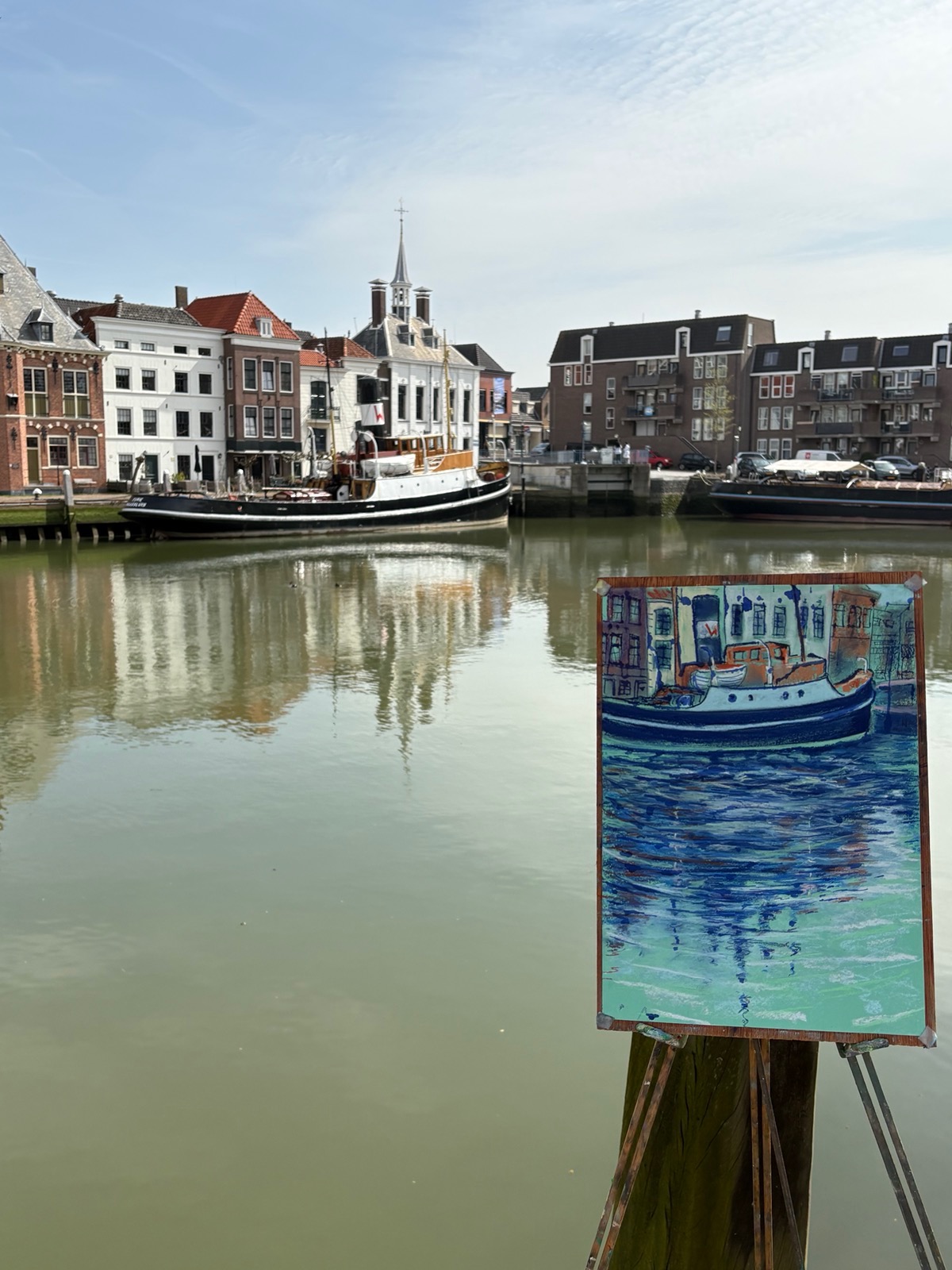 Haven Maassluis met sleepboot Furie