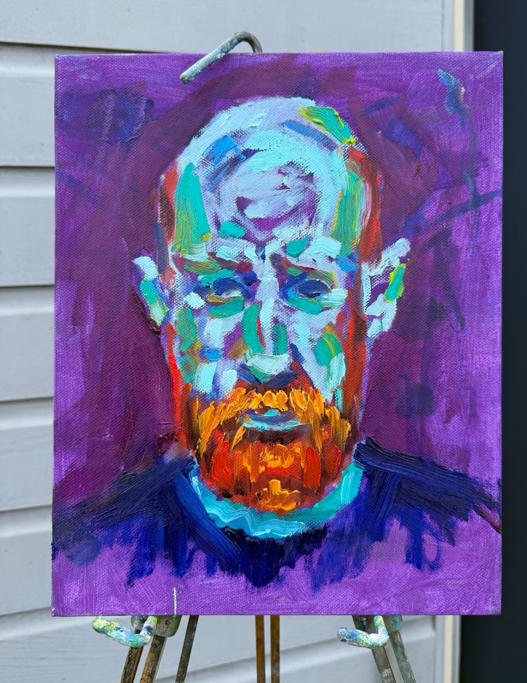 Portretschets IV, 2026 - olieverf op doek