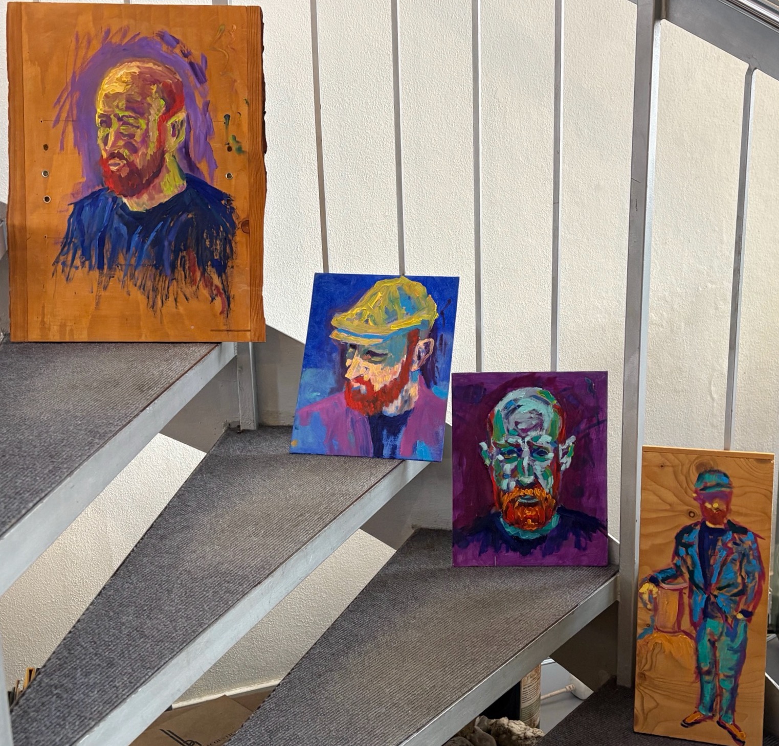 Portretschetsen, 2026 - olieverf, verschillende formaten